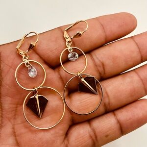 Gold filled earrings for women elegant design